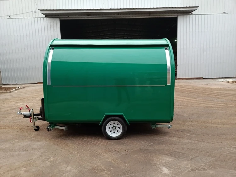 custom mobile food cart trailer in norway