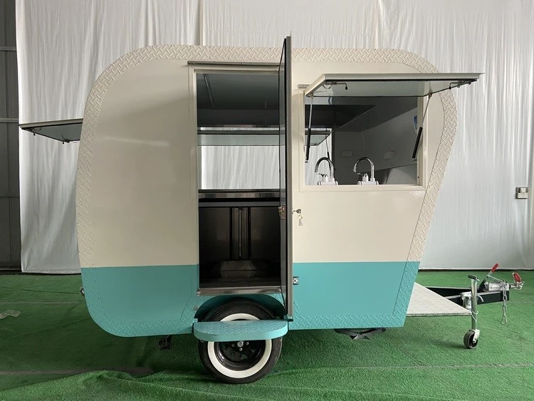 custom small beverage trailer